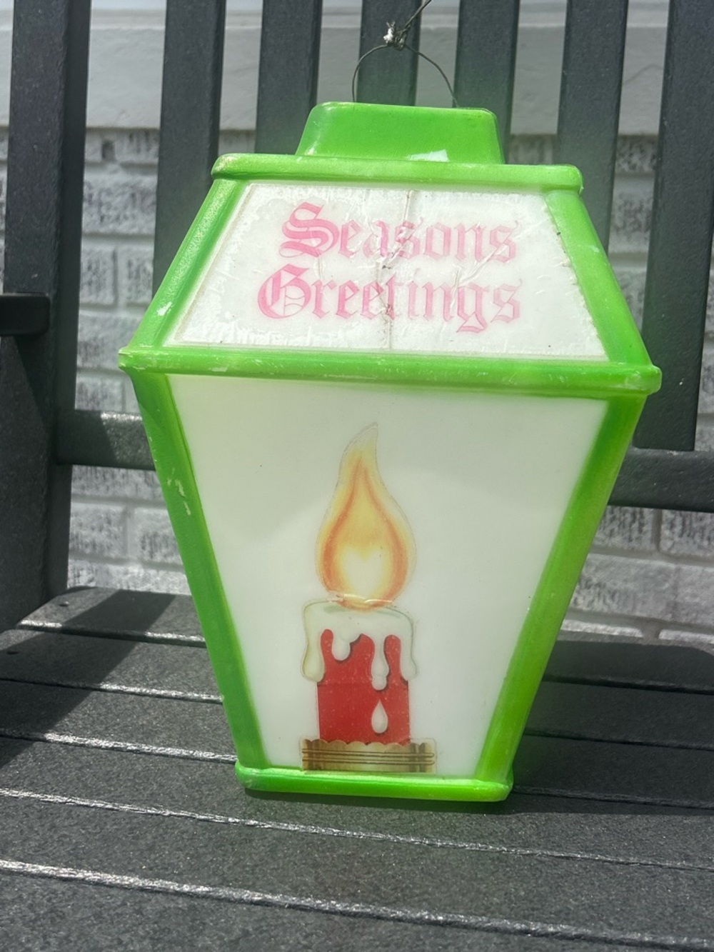 RARE 1973 Vintage Empire Blow Mold Hanging Lantern - Picture 2 of 4